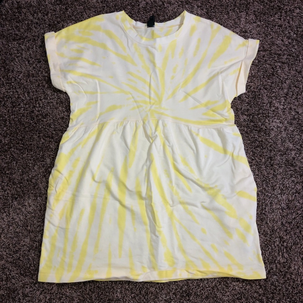 Brand new yellow baby doll dress